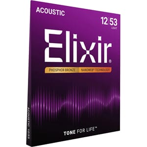 Elixir Nanoweb strenger Ph.Bronze 012-053 Light