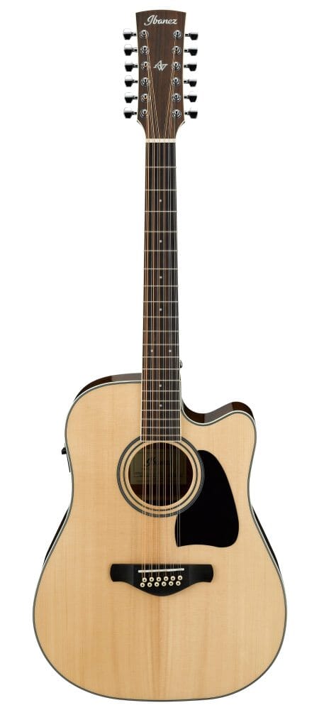 Ibanez AW7012CE-NT 12- strengs gitar i natur utførelse