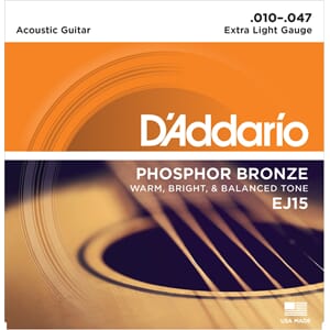 D'Addario Fretted EJ15 Western gitarstrenger