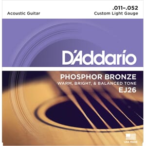 D'Addario Fretted EJ26 Western gitarstrenger