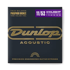 Dunlop Acousticgitar Ph.Bronze DAP1152 Custom Light