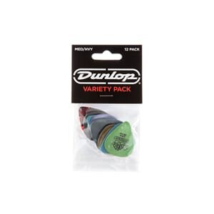 Plektrum Dunlop PVP-102 Variety pack medium-heavy 12 pck